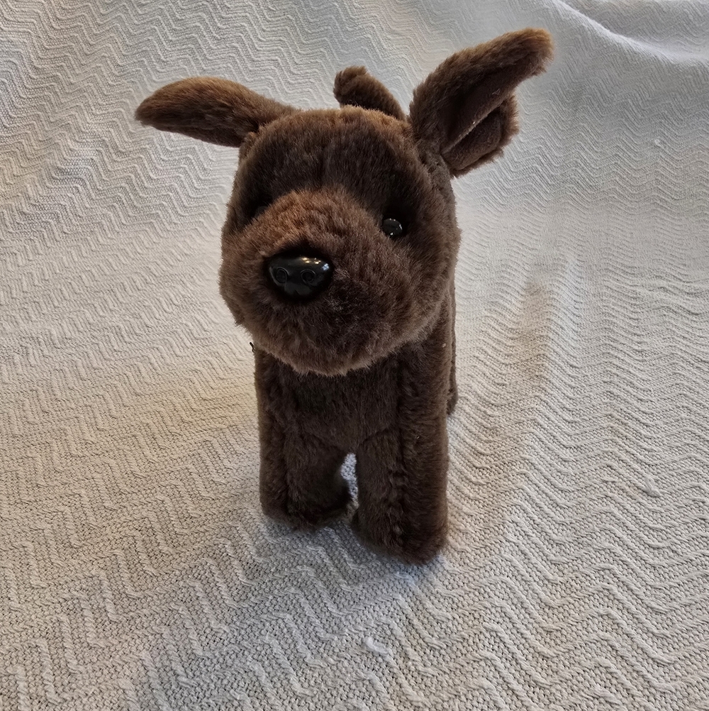 American Girl Fluffy Chocolate Lab Dog Plush